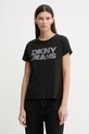 Dkny t-shirt pozostałe czarny DJ6T1692