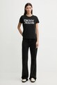 Dkny t-shirt DJ6T1692 czarny SS26