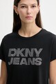 Dkny t-shirt czarny DJ6T1692