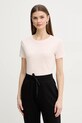 Armani Exchange t-shirt bawełniany bawełna różowy XW000839.AF10356.