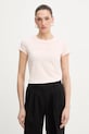 Armani Exchange t-shirt bawełniany bawełna różowy XW001457.AF10356