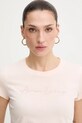 Armani Exchange t-shirt bawełniany różowy XW001457.AF10356