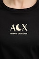 Armani Exchange t-shirt bawełniany XW001850.AF10356 czarny