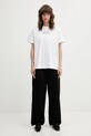 GANNI t-shirt bawełniany A1050057 A1050057 biały