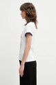 GANNI t-shirt bawełniany A1050030 A1050030 biały SS26