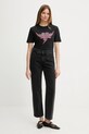 ZADIG&VOLTAIRE t-shirt bawełniany JWTS02856 czarny SS26