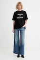 ZADIG&VOLTAIRE t-shirt bawełniany JWTS02883 czarny SS26