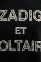 ZADIG&VOLTAIRE t-shirt bawełniany JWTS02883 czarny