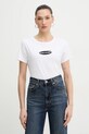 ZADIG&VOLTAIRE t-shirt bawełniany nadruk biały JWTS02840