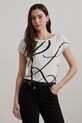 Lauren Ralph Lauren t-shirt regular biały 200748765