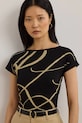 Lauren Ralph Lauren t-shirt czarny 200748765