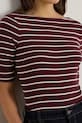 Majica z dolgimi rokavi Lauren Ralph Lauren bordo 200P03723
