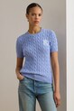 Lauren Ralph Lauren sweter bawełniany bawełna granatowy 200P07025