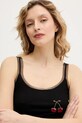 Never Fully Dressed top Cherry Teddy czarny NFDTO2101