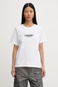 G-Star t-shirt bawełniany nadruk biały D27976.C336
