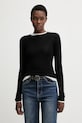 Miss Sixty longsleeve z dodatkiem wełny 2-pack regular czarny 6S3SJ3360A
