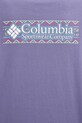 Columbia t-shirt bawełniany CSC 2154961 fioletowy