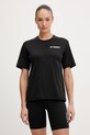 adidas TERREX t-shirt treningowy regular czarny JF4186