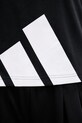 adidas t-shirt bawełniany JG8736 czarny