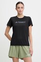 adidas TERREX t-shirt sportowy regular czarny JI9231