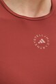 adidas by Stella McCartney T-shirt treningowy damski JY8140 brązowy