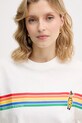United Colors of Benetton t-shirt bawełniany x Stranger Things biały 3BL0D10BC
