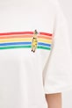 United Colors of Benetton t-shirt bawełniany x Stranger Things 3BL0D10BC biały