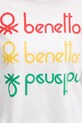 United Colors of Benetton t-shirt bawełniany x Stranger Things 3BL0D10BC biały