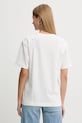 Odzież Pinko t-shirt bawełniany 105665.A326 biały