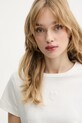 Pinko t-shirt bawełniany beżowy 100355.A339