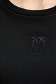 Pinko t-shirt bawełniany 100355.A339 czarny