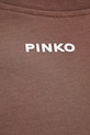 Βαμβακερό μπλουζάκι Pinko 100373.A34F καφέ