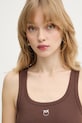 Pinko top brązowy 100807.A338