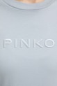 Pinko t-shirt bawełniany 101752.A339 niebieski