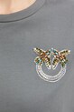 Pinko t-shirt bawełniany 105526.A33F szary