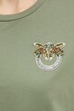 Pinko t-shirt bawełniany 105526.A33F zielony