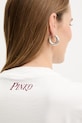 Pinko t-shirt bawełniany 105050.A33O beżowy