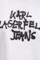 Karl Lagerfeld Jeans t-shirt bawełniany B1W17054 biały