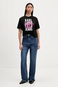 Karl Lagerfeld Jeans t-shirt bawełniany B1W17057 czarny SS26