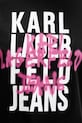 Karl Lagerfeld Jeans t-shirt bawełniany B1W17057 czarny