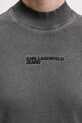 Karl Lagerfeld Jeans tricou din bumbac B1W17060 gri