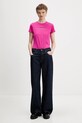 Karl Lagerfeld Jeans t-shirt bawełniany B1W17053 różowy SS26