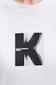 Karl Lagerfeld Jeans t-shirt bawełniany B1W17055 biały