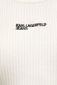 Karl Lagerfeld Jeans top B1W18024 beżowy