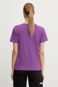 Odzież Jack Wolfskin t-shirt basic damski bawełniany Carefree A65756 fioletowy