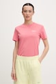 Jack Wolfskin t-shirt damski bawełniany Essential różowy A65757