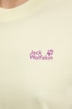 Jack Wolfskin t-shirt damski bawełniany Celebrate The Paw A65913 żółty