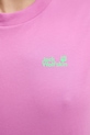 Jack Wolfskin t-shirt damski bawełniany Celebrate The Paw A65913 różowy