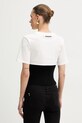 Odzież Patrizia Pepe t-shirt 8K0385.K081 biały