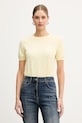Patrizia Pepe t-shirt regular żółty 8K0409.K027